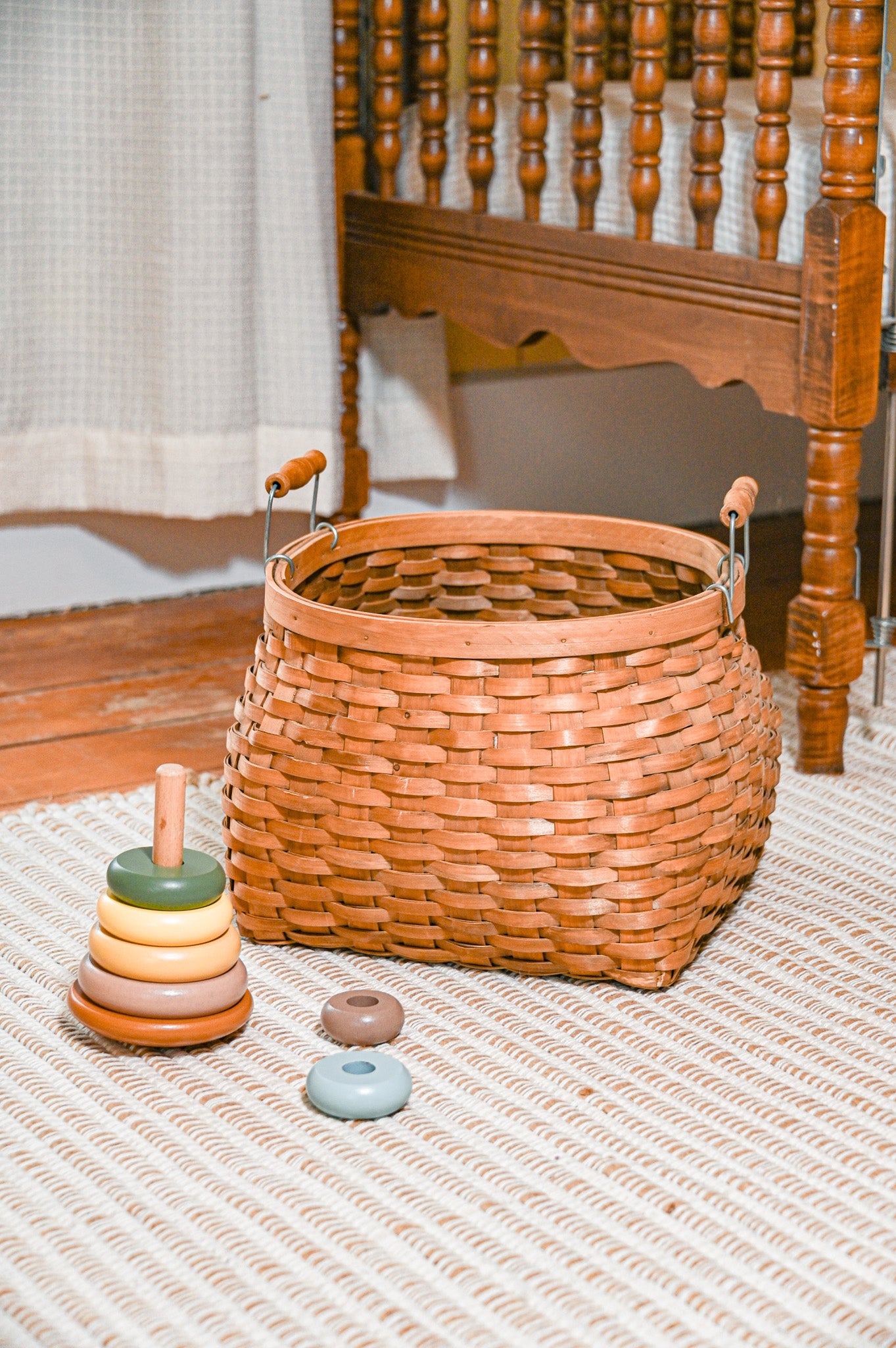 Wire Handled Basket