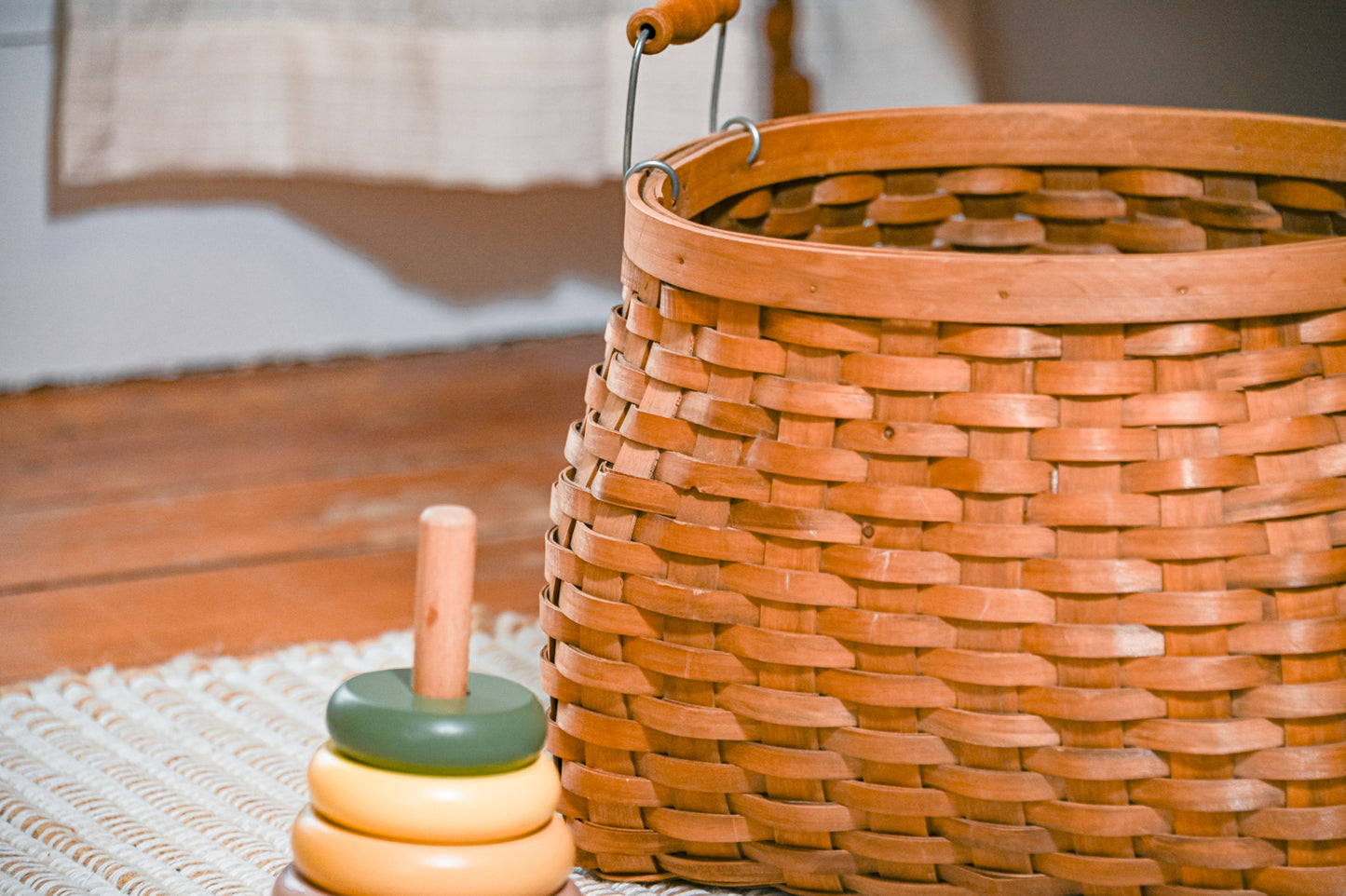 Wire Handled Basket