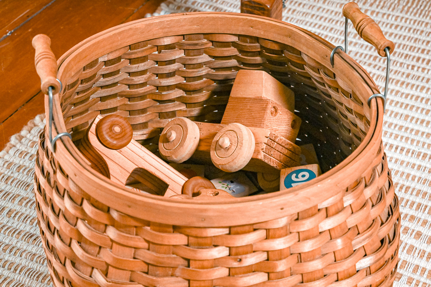 Wire Handled Basket