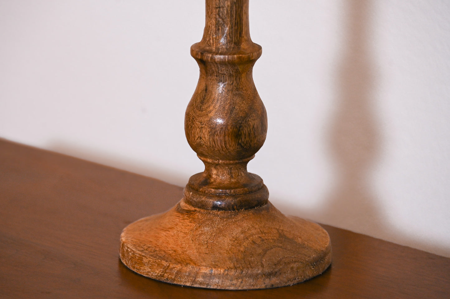 Wooden Candlestick