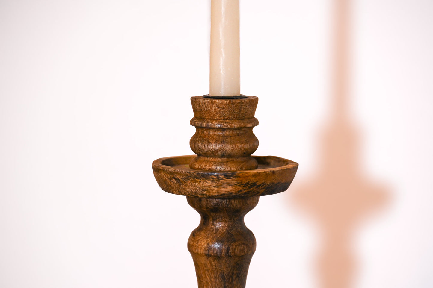 Wooden Candlestick
