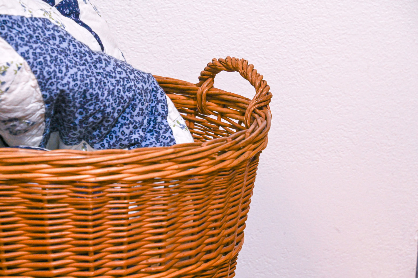 Woven Blanket Basket
