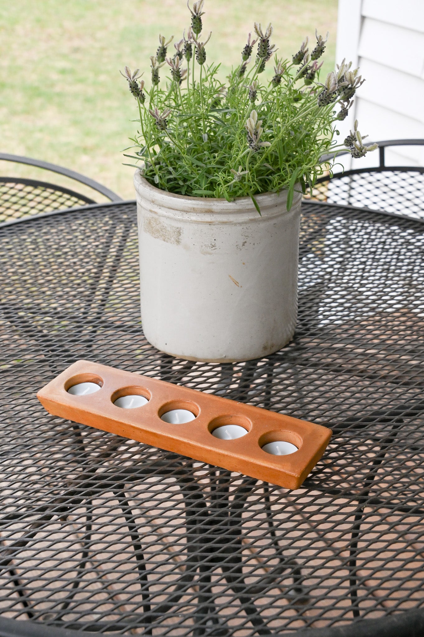Terra Cotta Tea Light Holder