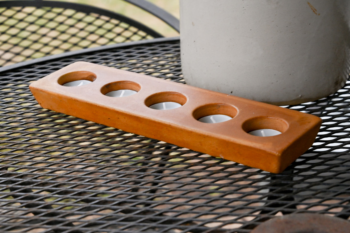 Terra Cotta Tea Light Holder