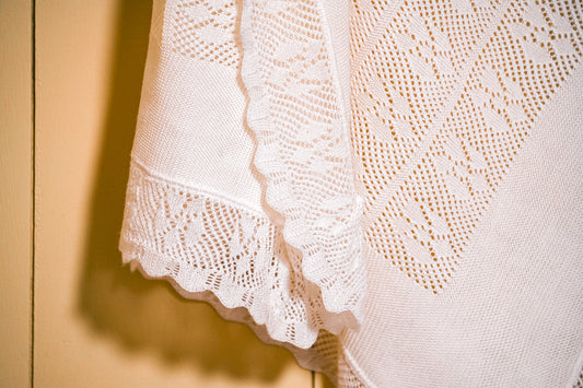 Italian Made Floral Baby Blanket