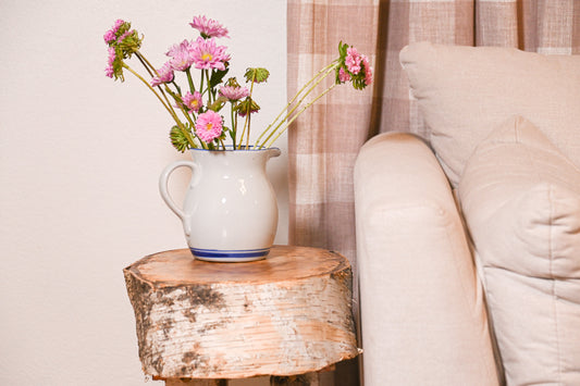 Blue Stripe Pitcher