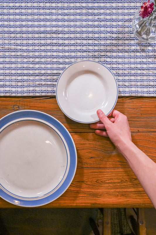 Striped Dinner & Salad Plates