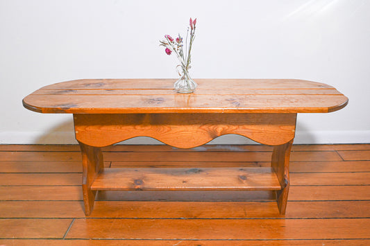 Scalloped Coffee Table
