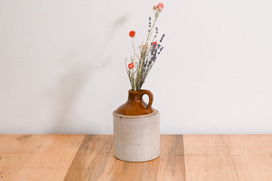 Earthen jug, stoneware jug, vintage